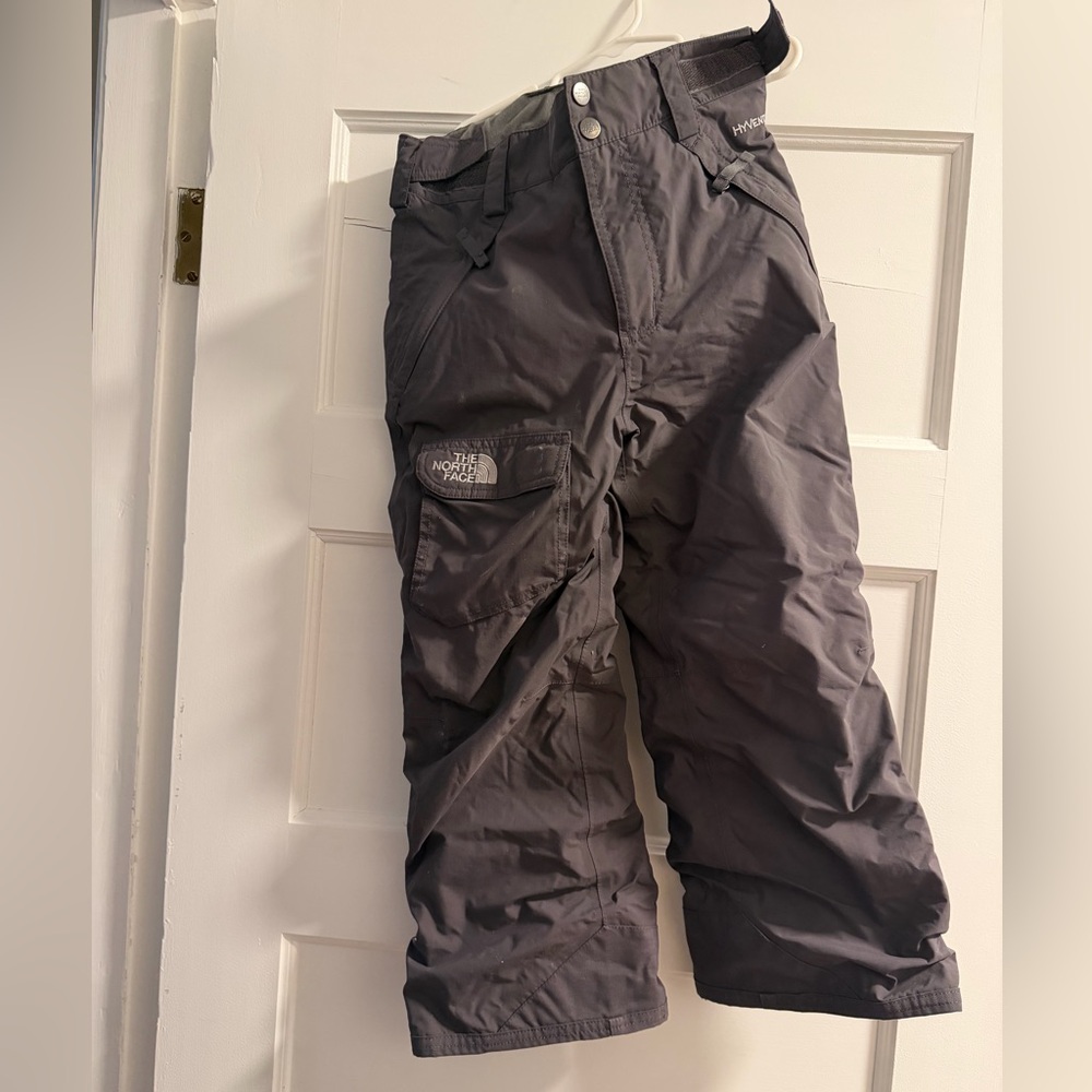The North Face Boys Gray Hyvent Snow/Ski pants